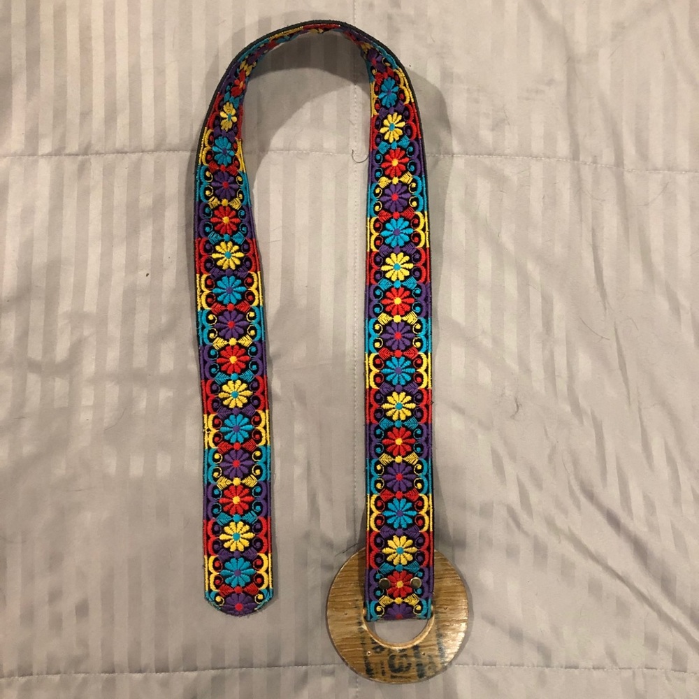 Bohemian floral belt